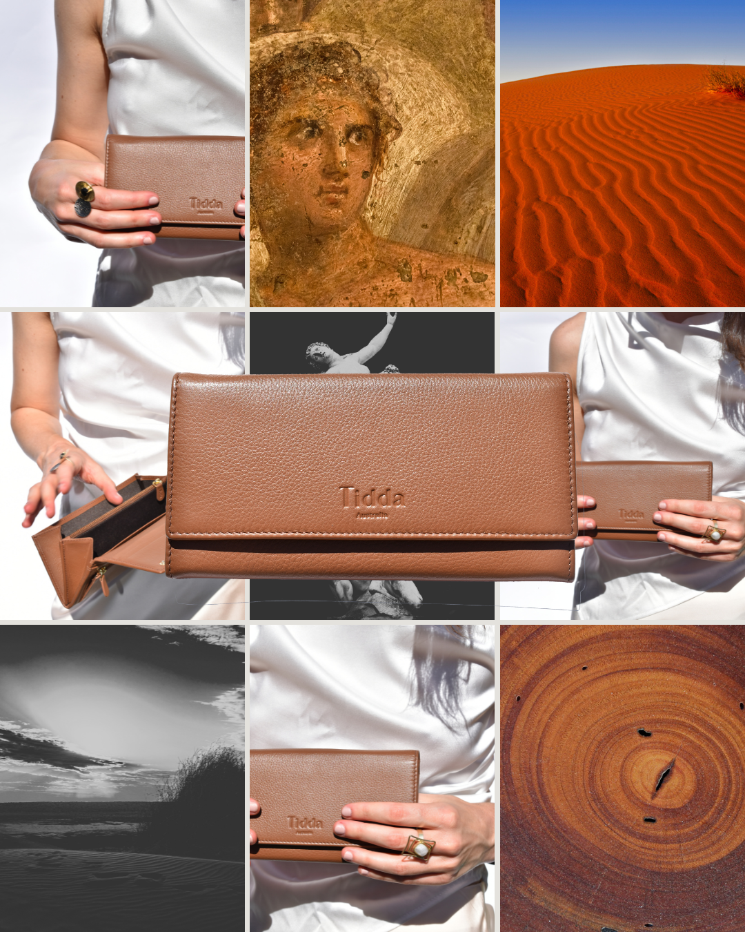 Ningaloo Wallet Mud Brown Full Grain Leather