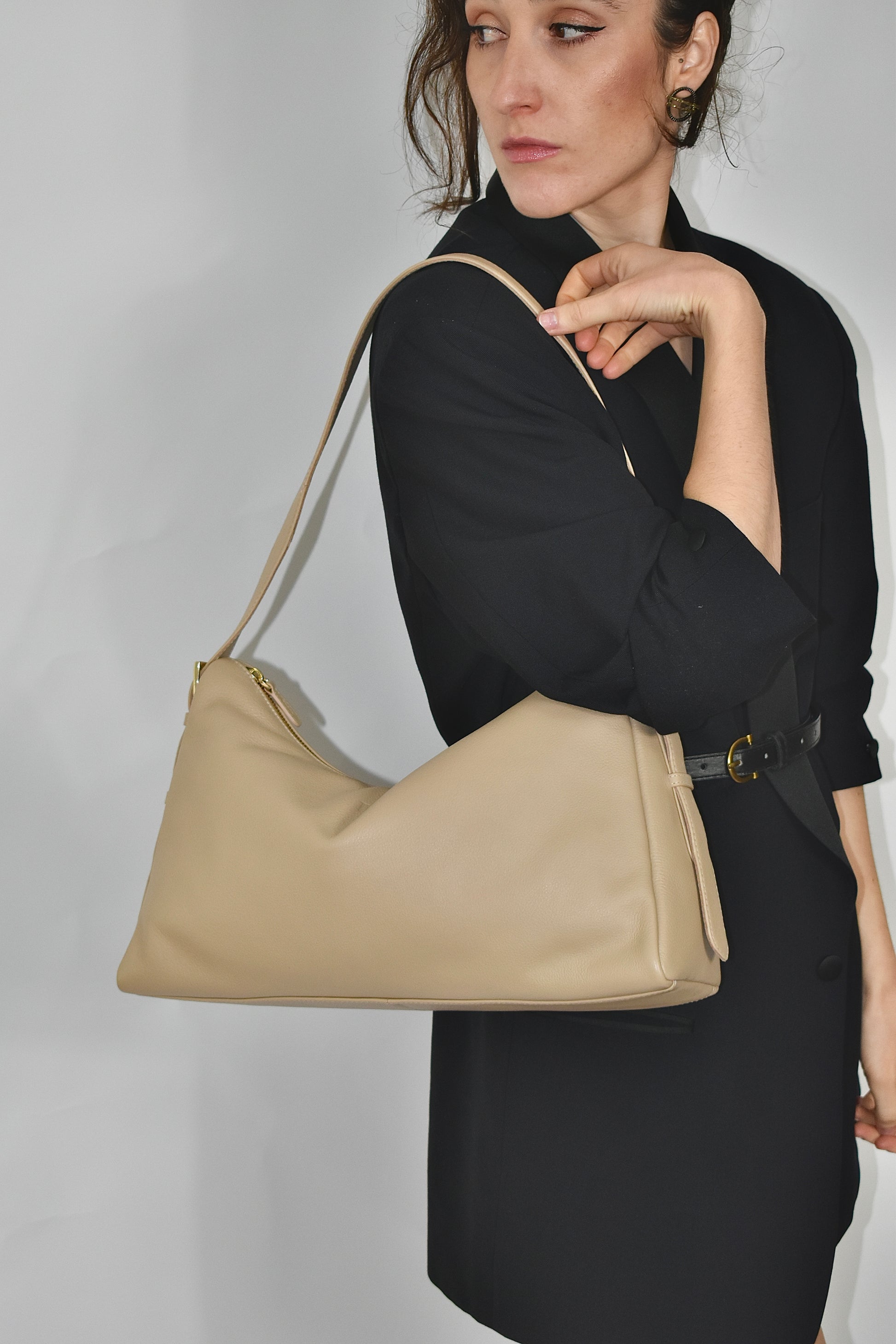 Esperance XL Bag Sand Full Grain Leather