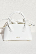 Augusta Bag White Saffiano Leather - PREORDER