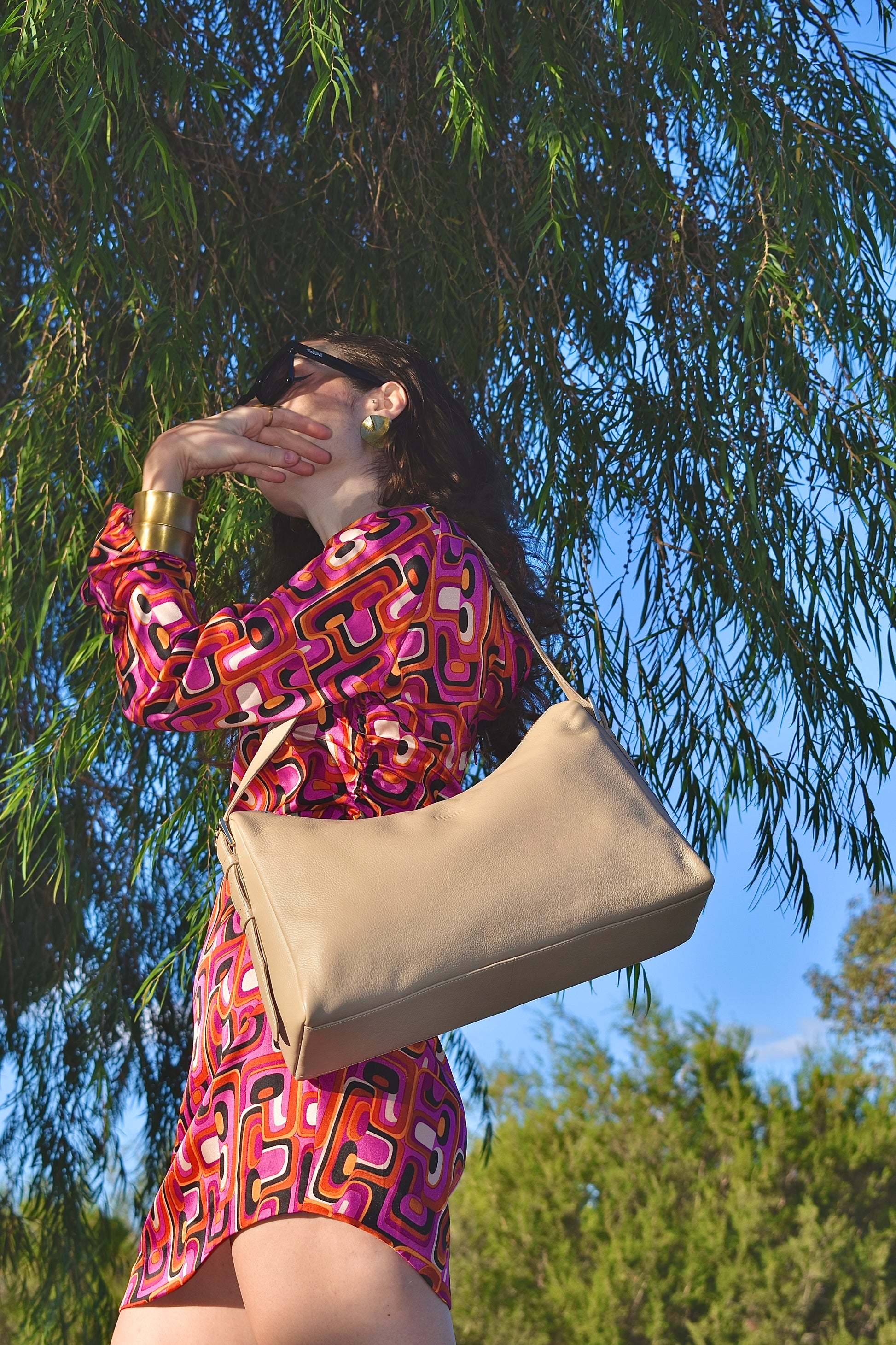 Esperance XL Bag Sand Full Grain Leather