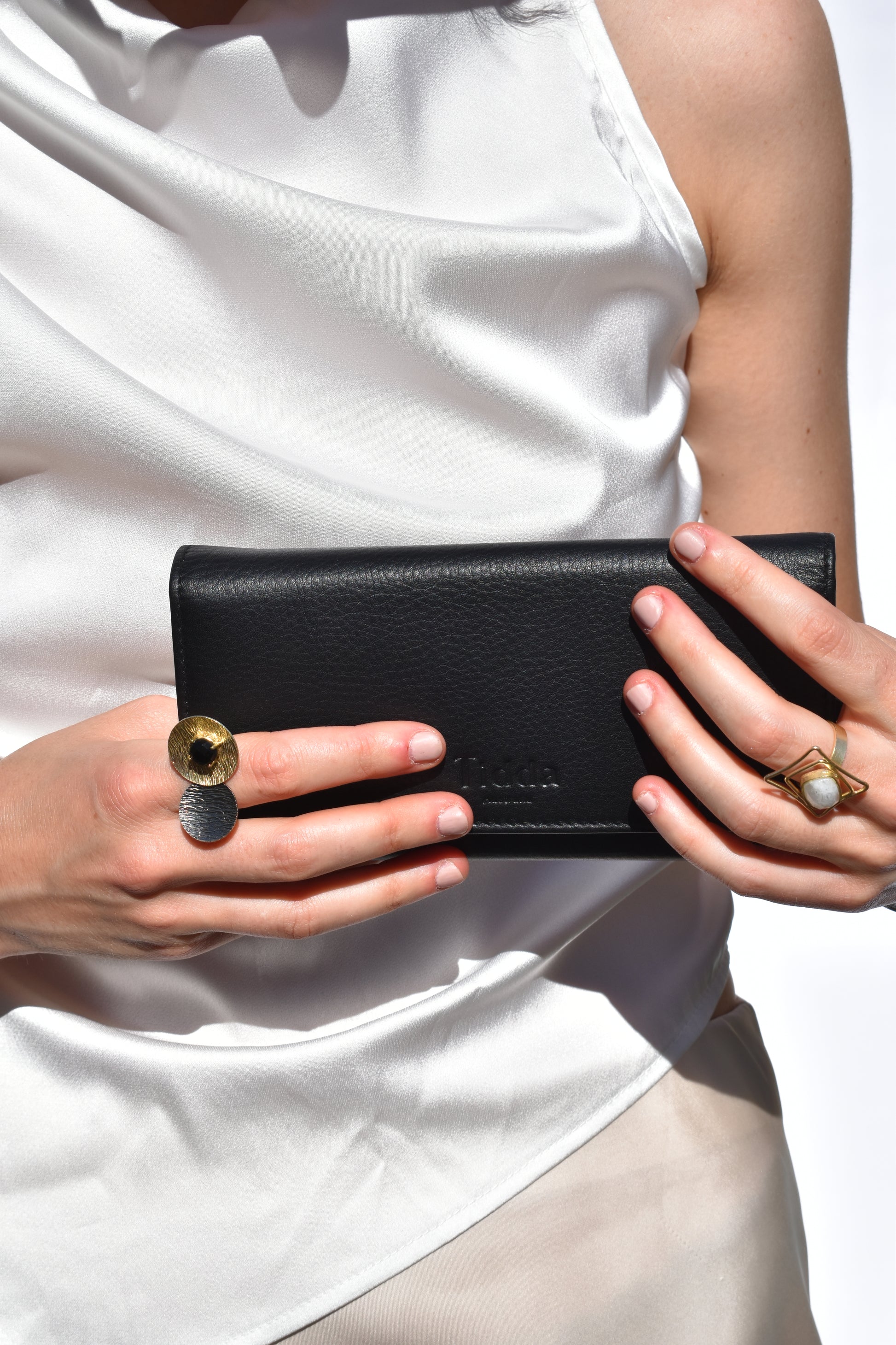 Ningaloo Wallet Black Full Grain Leather