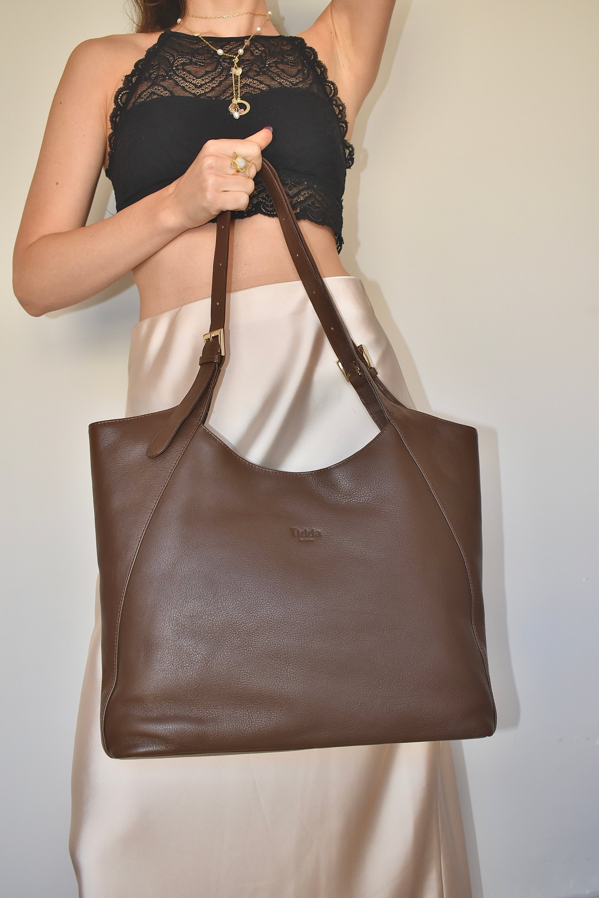Margaret Tote Cocoa Brown Full Grain Leather
