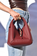 Coral Bucket Bag Shiraz Togo Pebble Leather