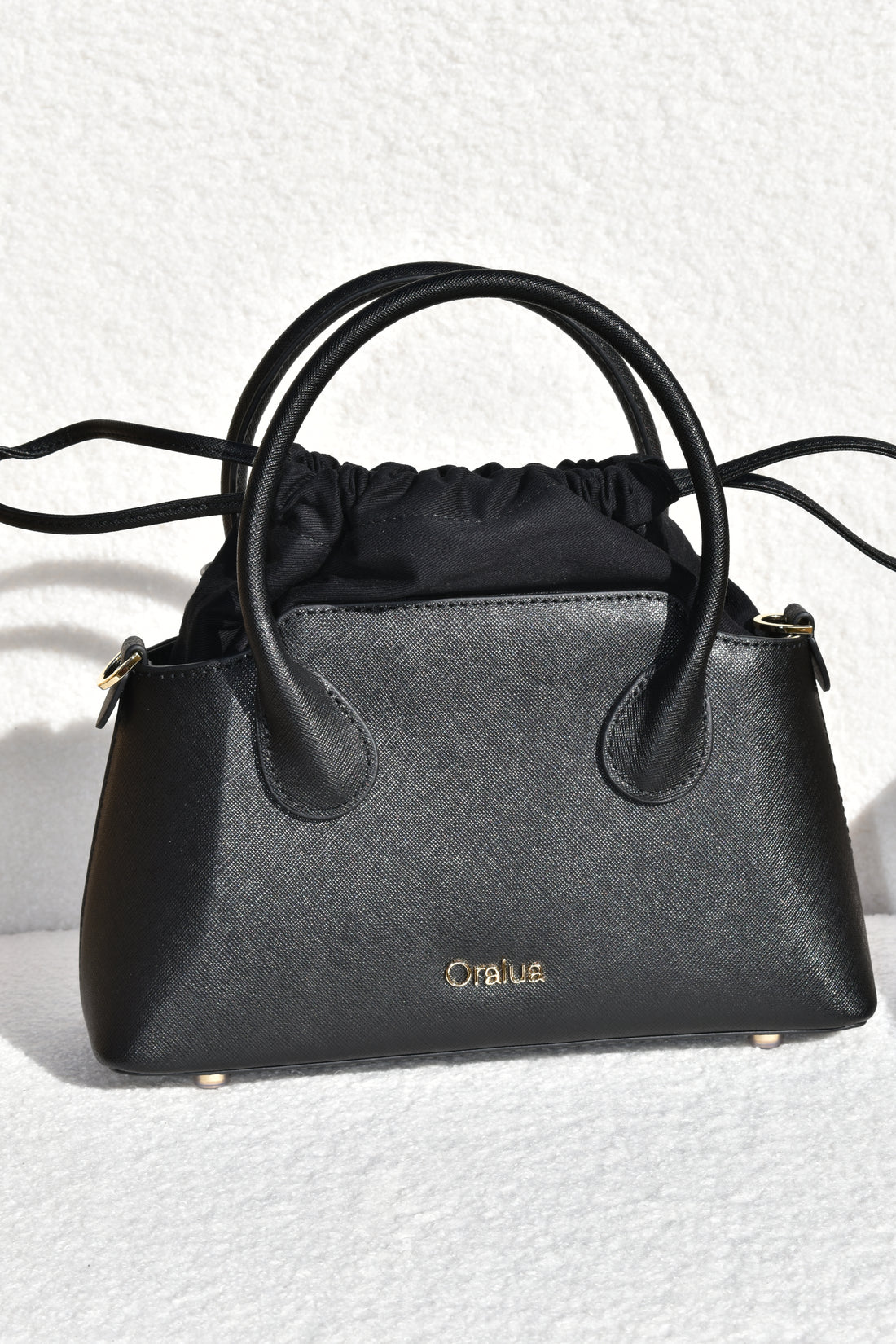  Bag Black Saffiano Leather 