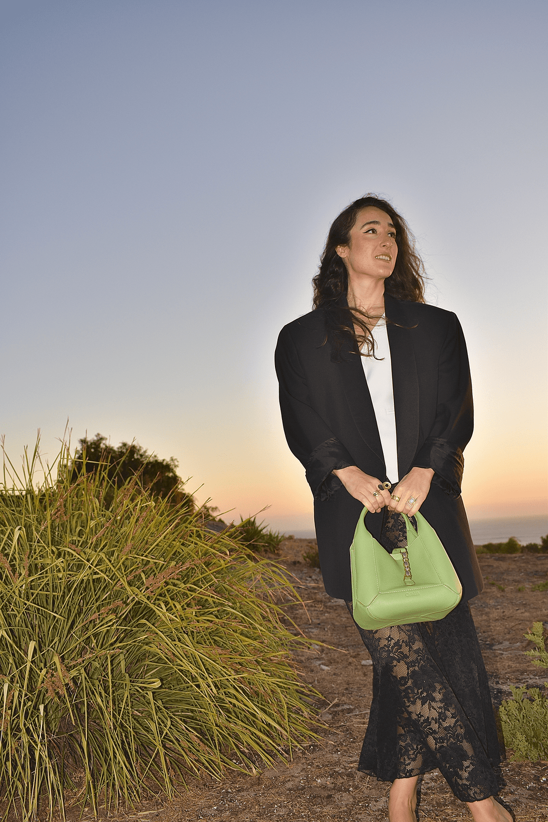Coral Bucket Bag in Sagefield — Oralua