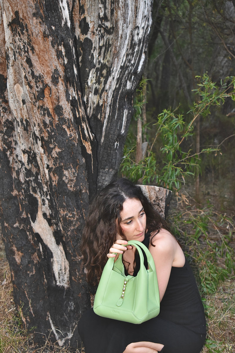 Coral Bucket Bag in Sagefield — Oralua