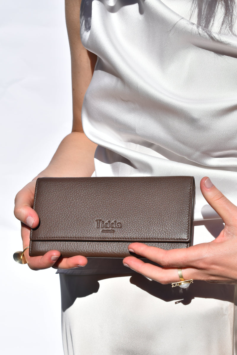 Ningaloo Wallet in Cocoa / Cacao — Oralua