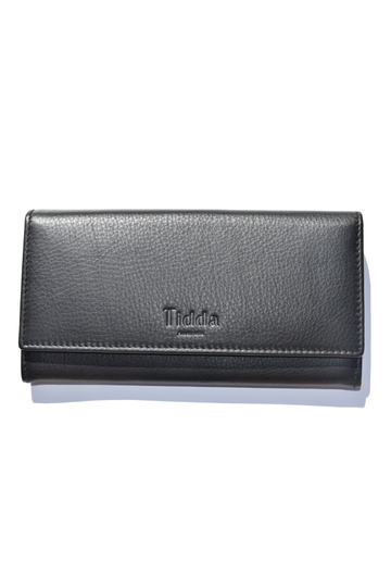 Ningaloo Wallet Black Full Grain Leather