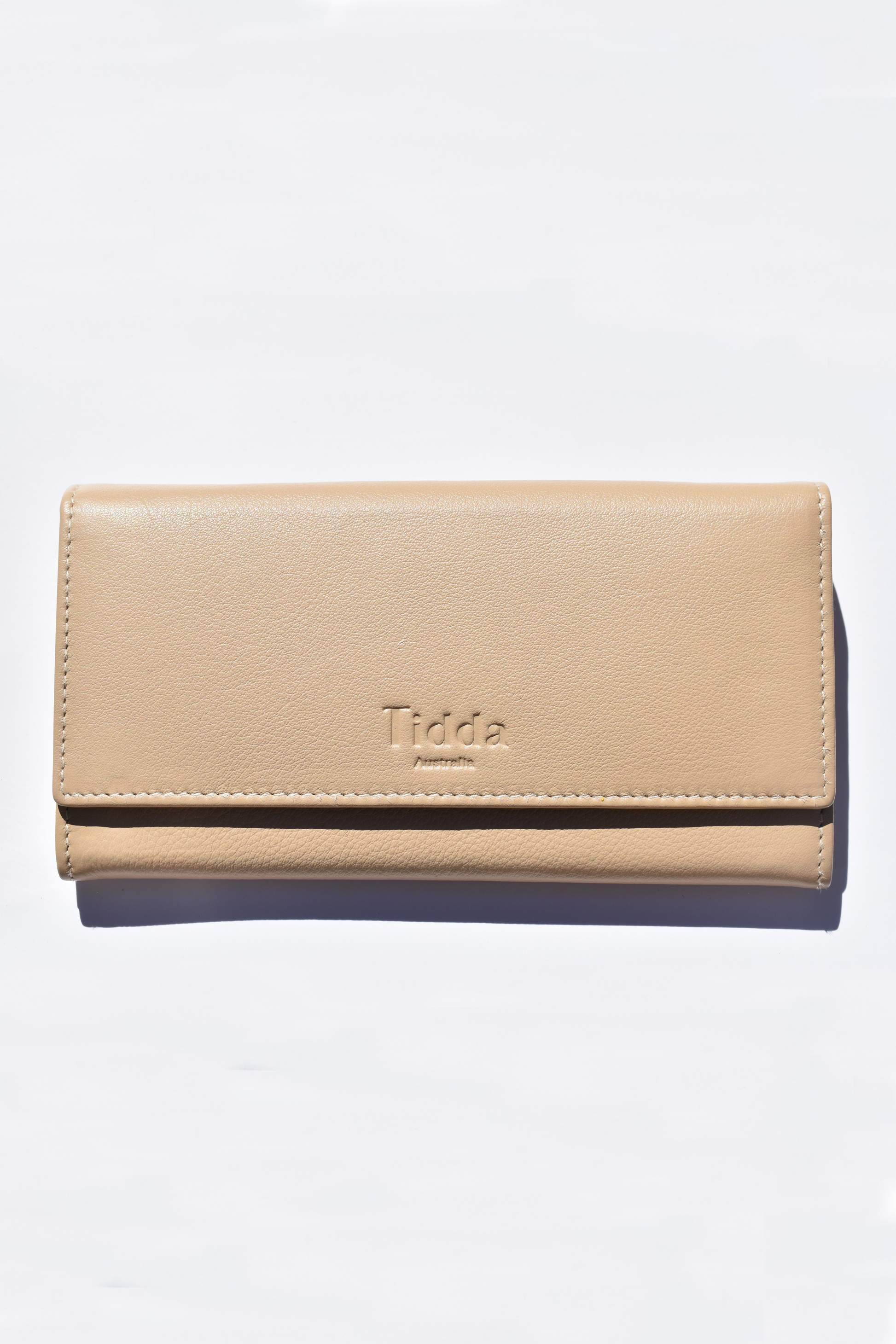 Ningaloo Wallet Sand Full Grain Leather